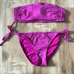 Exhilaration bandeau bikini